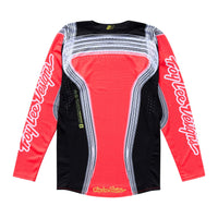 Troy Lee 2026 Motocross Jersey SE PRO Stripes Youth Infra Red Black