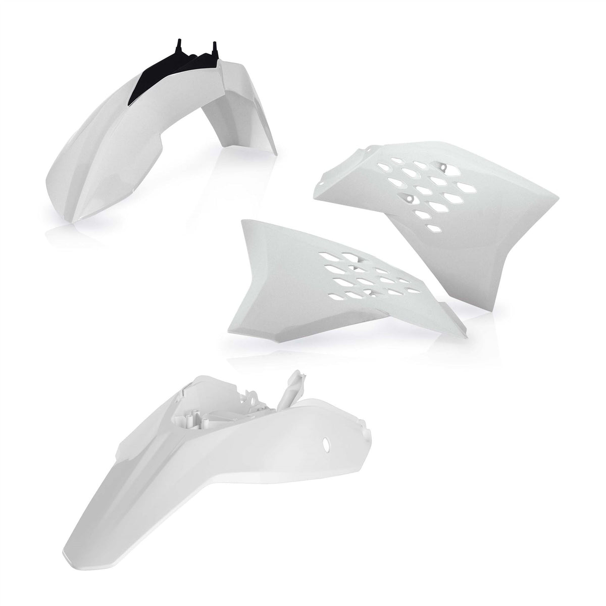 Acerbis Plastic Kit White For KTM SX 65 2009-2011