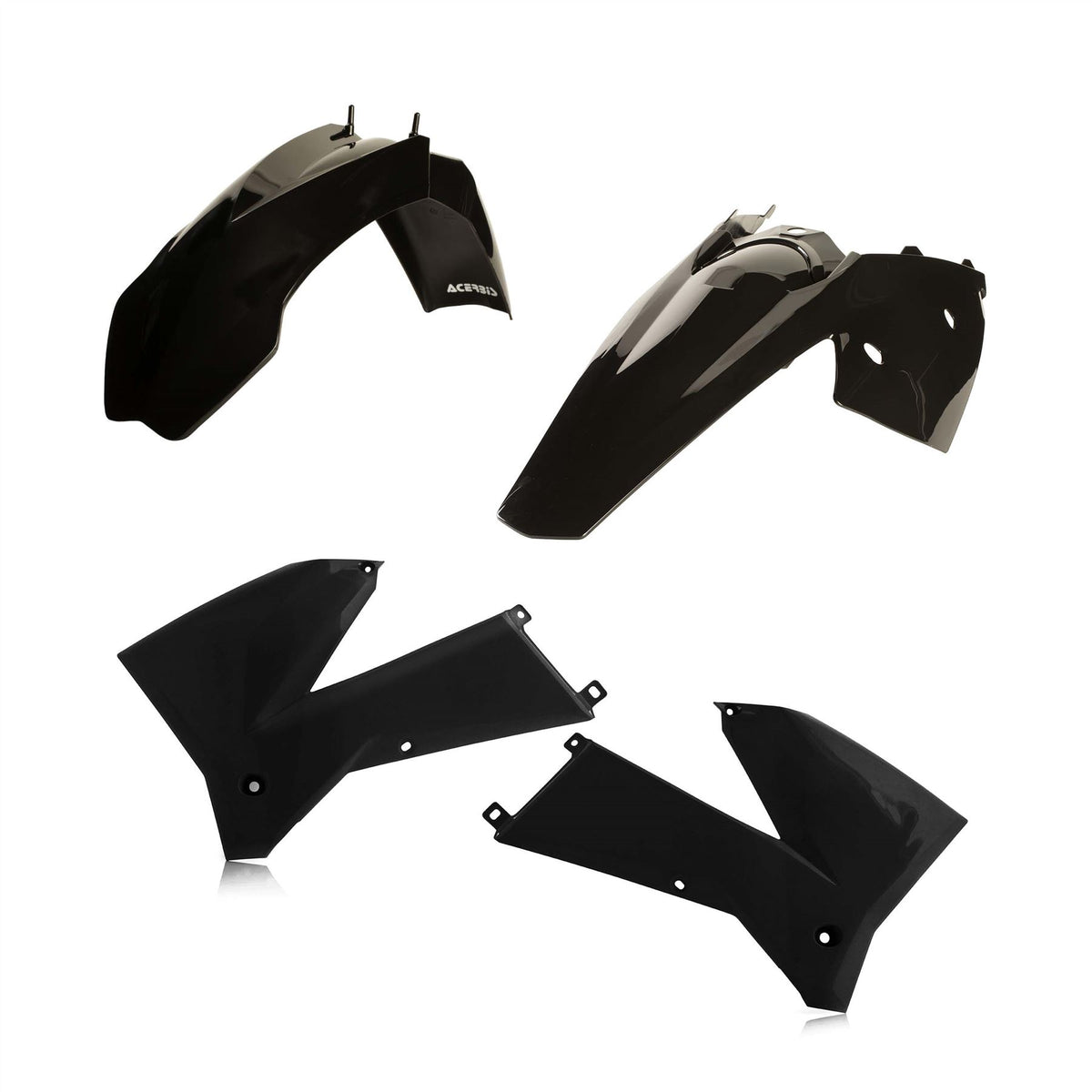 Acerbis Plastic Kit Black For KTM SX-F 525 2005-2006
