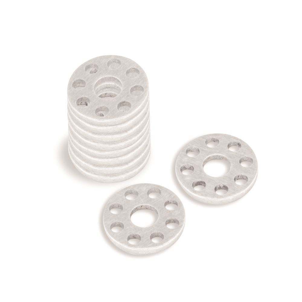 Bolt Motorcycle Factory Tank Washer Set Silver 25mm 10 Pack For Honda CR CRF