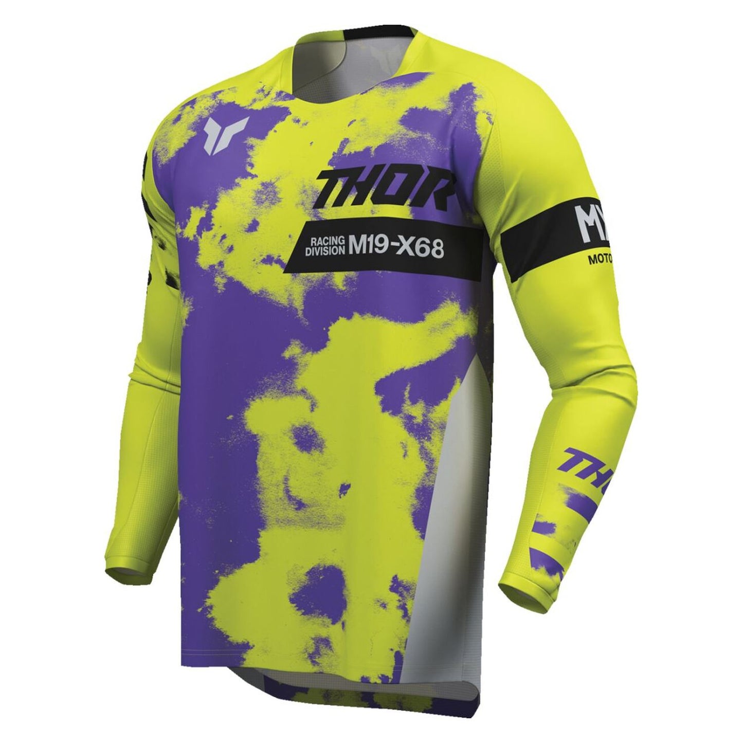 Thor 2026 Youth Launchmode Bleach Grey Acid MX Jersey