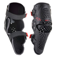 Alpinestars 2024 SX-1 V2 Knee Protectors Black Red