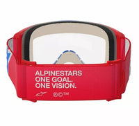 Alpinestars 2025 Goggles Vision 5 Corp Red White Blue Clear