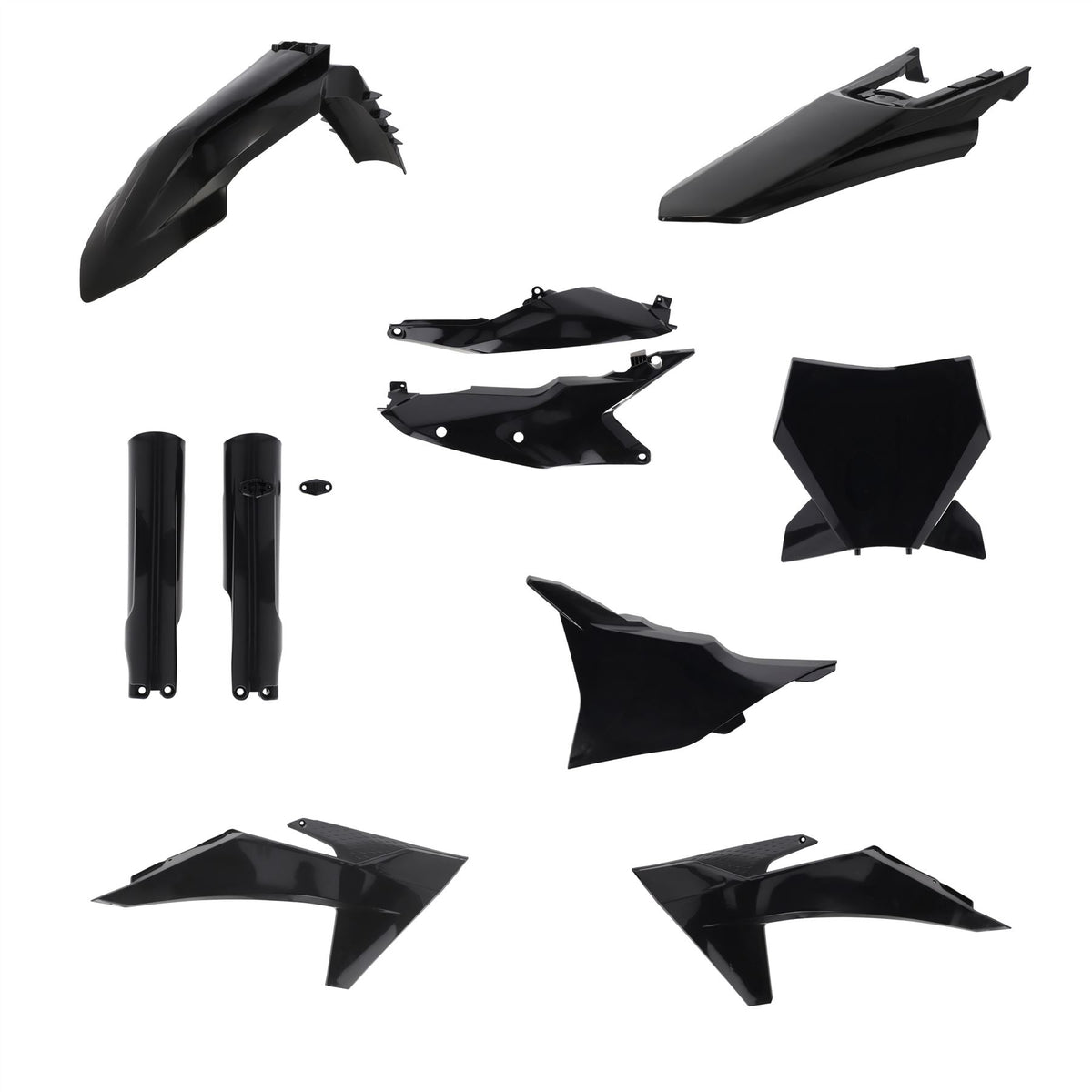 Acerbis Full Plastic Kit Black For KTM SX-F 450 2023-2024