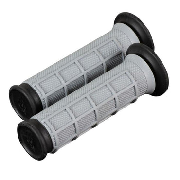 Renthal Dual Compound Grips Half Waffle Grey Black Quad ATV Grips