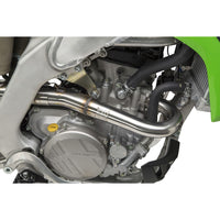 Yoshimura RS-12 Full Exhaust System Stainless Aluminium Carbon Cap For Kawasaki KXF 250 2021-2023