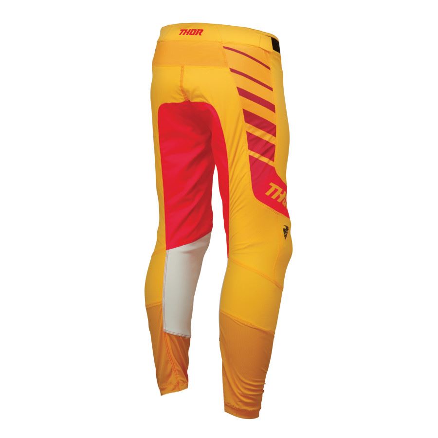 Thor Prime Analog Lemon Red Motocross Pants CLEARANCE