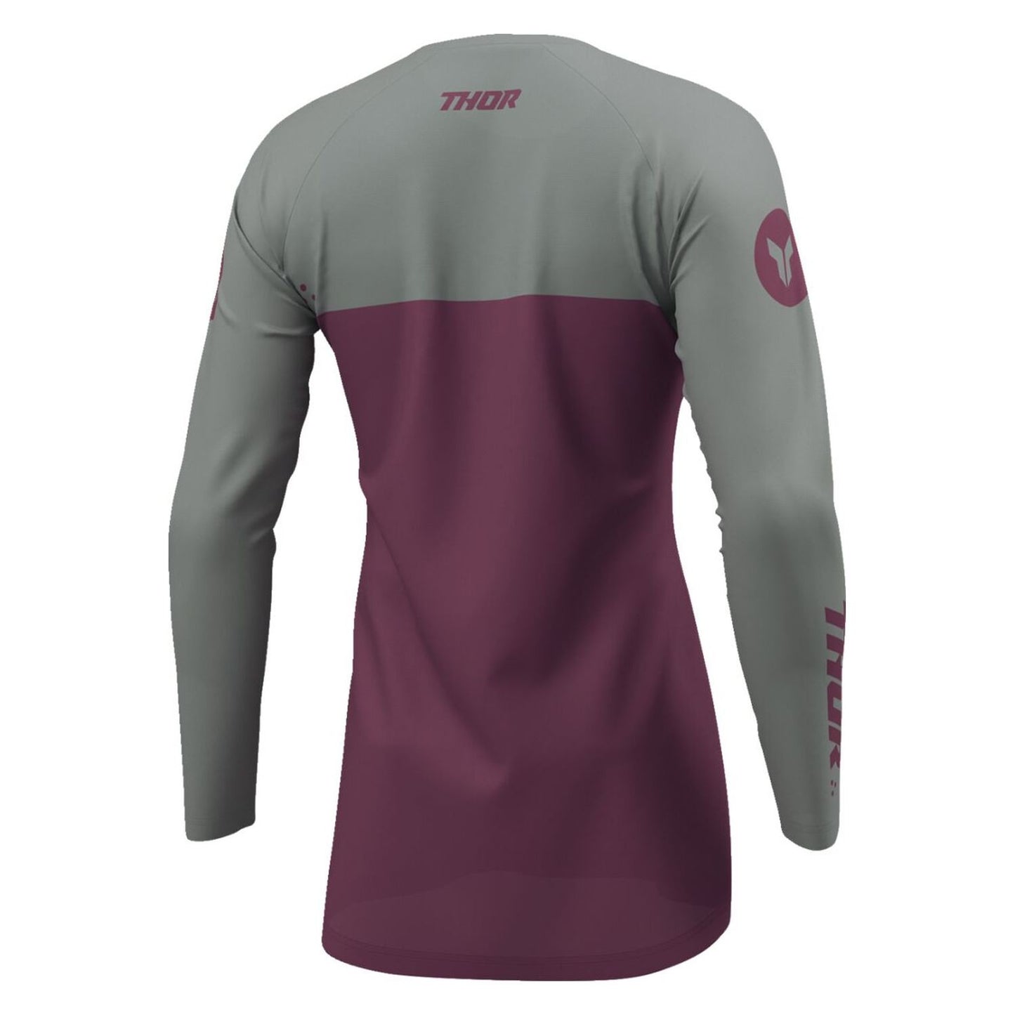 Thor 2026 Womens Ridemode Menace Purple Grey MX Jersey