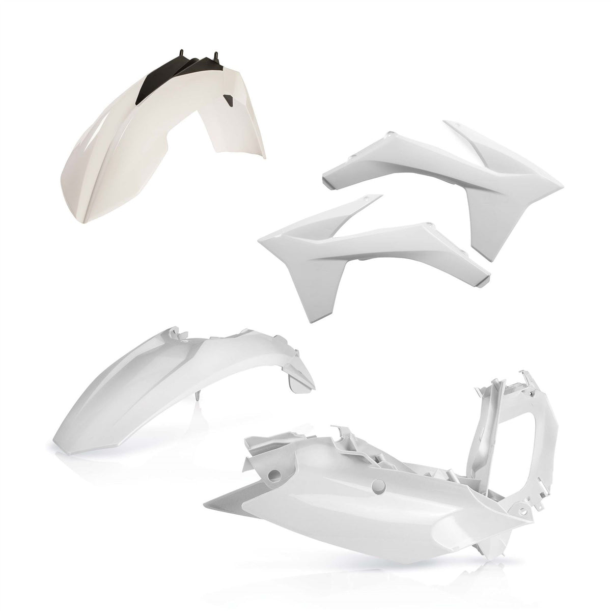 Acerbis Plastic Kit White For KTM SX-F 350 2011-2012