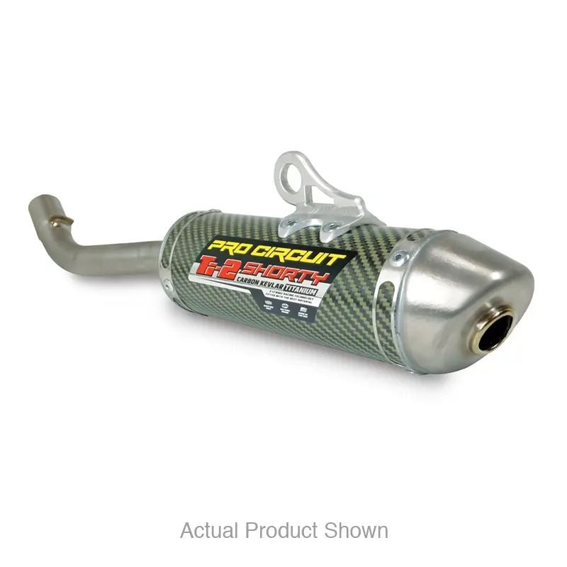 Pro Circuit Ti-2 Shorty Carbon Kevlar/Titanium Silencer For Yamaha YZ 125 2022-2025