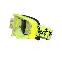RNR Rip N Roll XL Colossus Roll Off Neon Yellow Goggles
