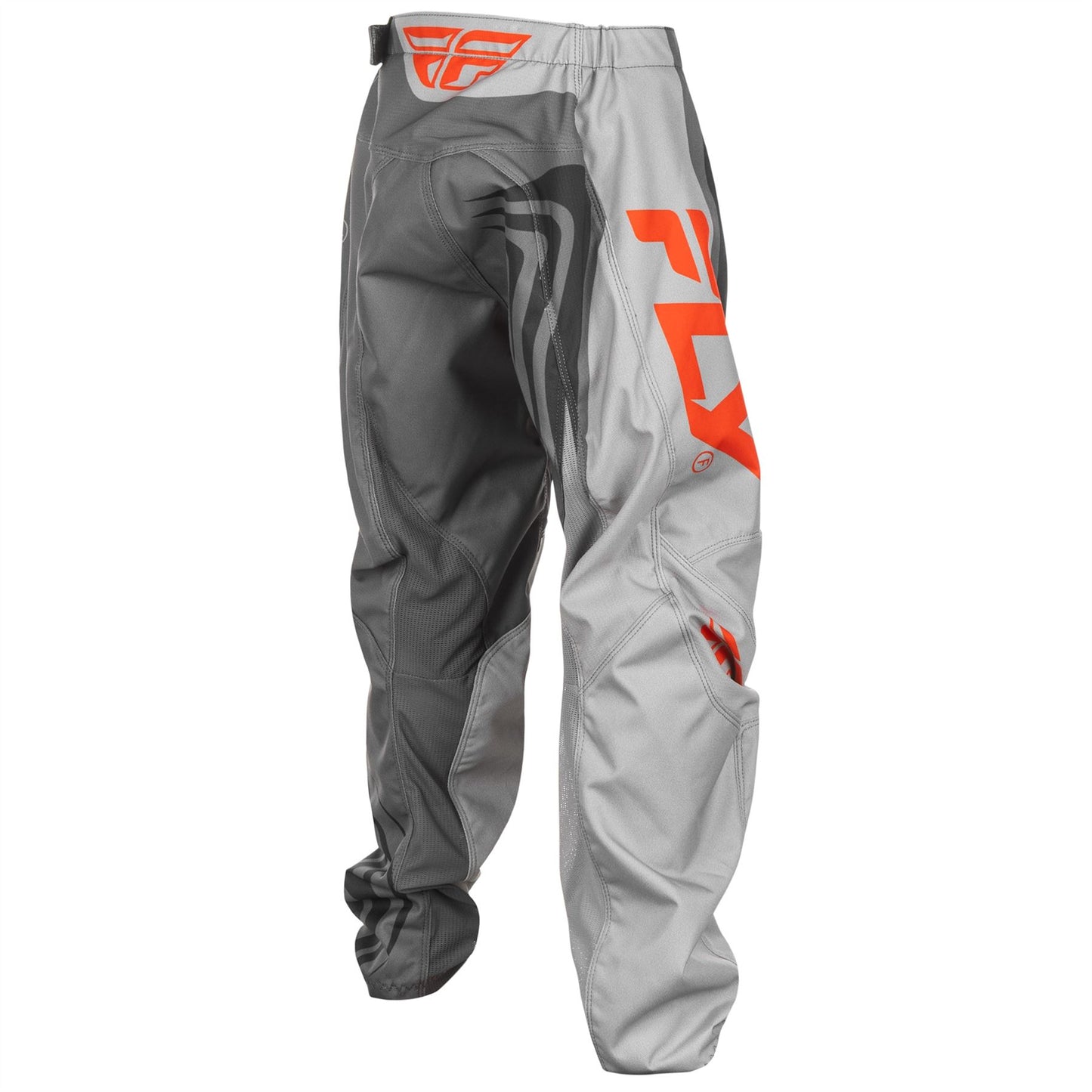 Fly Racing 2025 Youth F-16 Motocross Pants Grey Orange