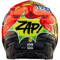 Troy Lee Designs 2025 Motocross Helmet SE5 Composite Cosmic Explosion Red