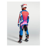 Alpinestars 2027 Techstar Maven MX Combo Kit White Hot Coral Blithe Blue