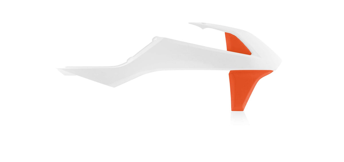 Acerbis Radiator Rad Scoops Orange White 016 For KTM XC-W 300 TPI 2017-2019