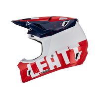 Leatt 2023 Helmet Moto 7.5 V23 Royal with 4.5 Goggles & Helmet Bag