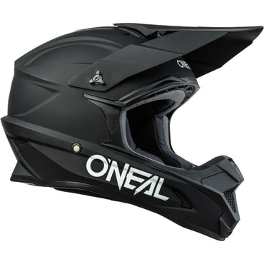 O'Neal 2024 Motocross Helmet 1SRS Youth Solid V.24 Black