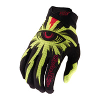 Troy Lee Designs Spring 2026 Youth AIR Cyclops MX Gloves Black Flo Yellow