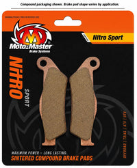 Moto-Master Rear Nitro Sport Sintered Brake Pads For KTM 85 SX (19/16) 2004-2011