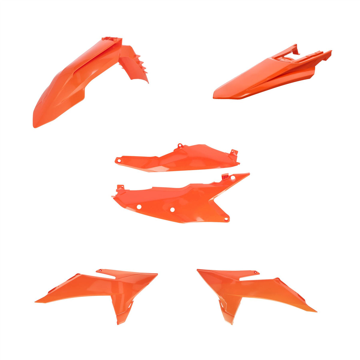 Acerbis Plastic Kit Orange 016 For KTM XCF-W 450 2026-2027