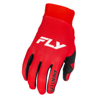 Fly Racing 2026 Motocross Gloves Pro Lite  Red White