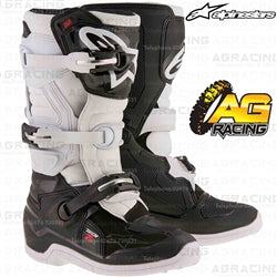 Alpinestars Tech 7S Youth Kids Boots Black White
