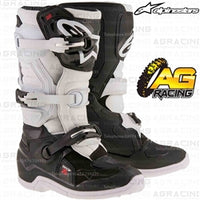 Alpinestars Tech 7S Youth Kids Boots Black White