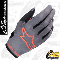 Alpinestars 2023 Radar Magnet Neon Red Kids Gloves