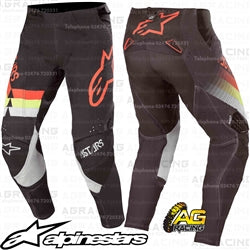 Alpinestars  Techstar Venom Black Red Fluo Yellow Fluo Pants Trousers