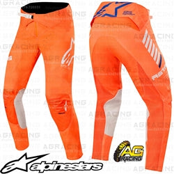 Alpinestars  SuperTech Orange Fluo White Blue Pants Trousers