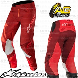 Alpinestars  Techstar Factory Red Burgundy Pants Trousers