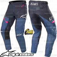 Alpinestars  Racer Flagship Indigo Dark Navy Pink Fluo Pants Trousers