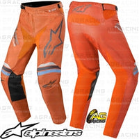 Alpinestars  Racer Braap Dark Grey Orange Fluo Pants Trousers