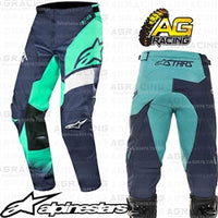 Alpinestars  Racer Supermatic Dark Navy Teal White Pants Trousers
