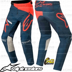 Alpinestars  Racer Tech Compass Bright Red Navy Pants Trousers