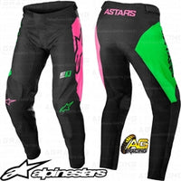Alpinestars  Racer Compass Black Green Neon Pink Fluo Pants Trousers