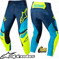 Alpinestars  Racer Factory Dark Blue Yellow Fluo Blue Neo Pants Youth Children's Trousers