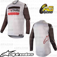 Alpinestars  Racer Tactical Black Grey Burgundy Race Jersey