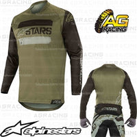 Alpinestars  Racer Tactical Black Military Green Race Jersey