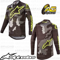 Alpinestars  Racer Tactical Black Grey Camo Yellow Fluo Race Jersey