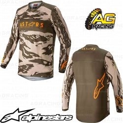 Alpinestars  Racer Tactical Military Sand Camo Tangerine Race Jersey