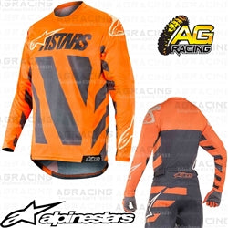 Alpinestars  Racer Braap Anthracite Orange Fluo Sand Race Jersey
