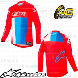 Alpinestars  Racer Venom Red White Blue Youth Children's Race Jersey