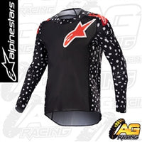 Alpinestars 2023 Racer North Black Neon Red Kids Jersey