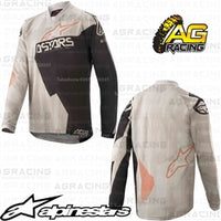 Alpinestars  Racer Factory Grey Black Rust Youth Children's Race Jersey