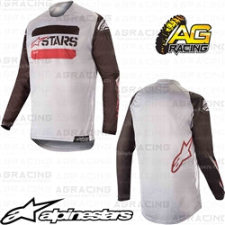 Alpinestars  Racer Tactical Black Grey Red Fluo Youth Children's Race Jersey