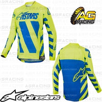 Alpinestars Racer Braap Blue Yellow Fluo Kids Jersey