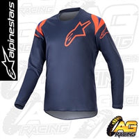 Alpinestars 2023 Racer Narin Night Navy Hot Orange Kids Jersey