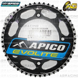 Apico Evolite Black Rear Sprocket 420 Pitch For Honda CR 80R 1986-2001