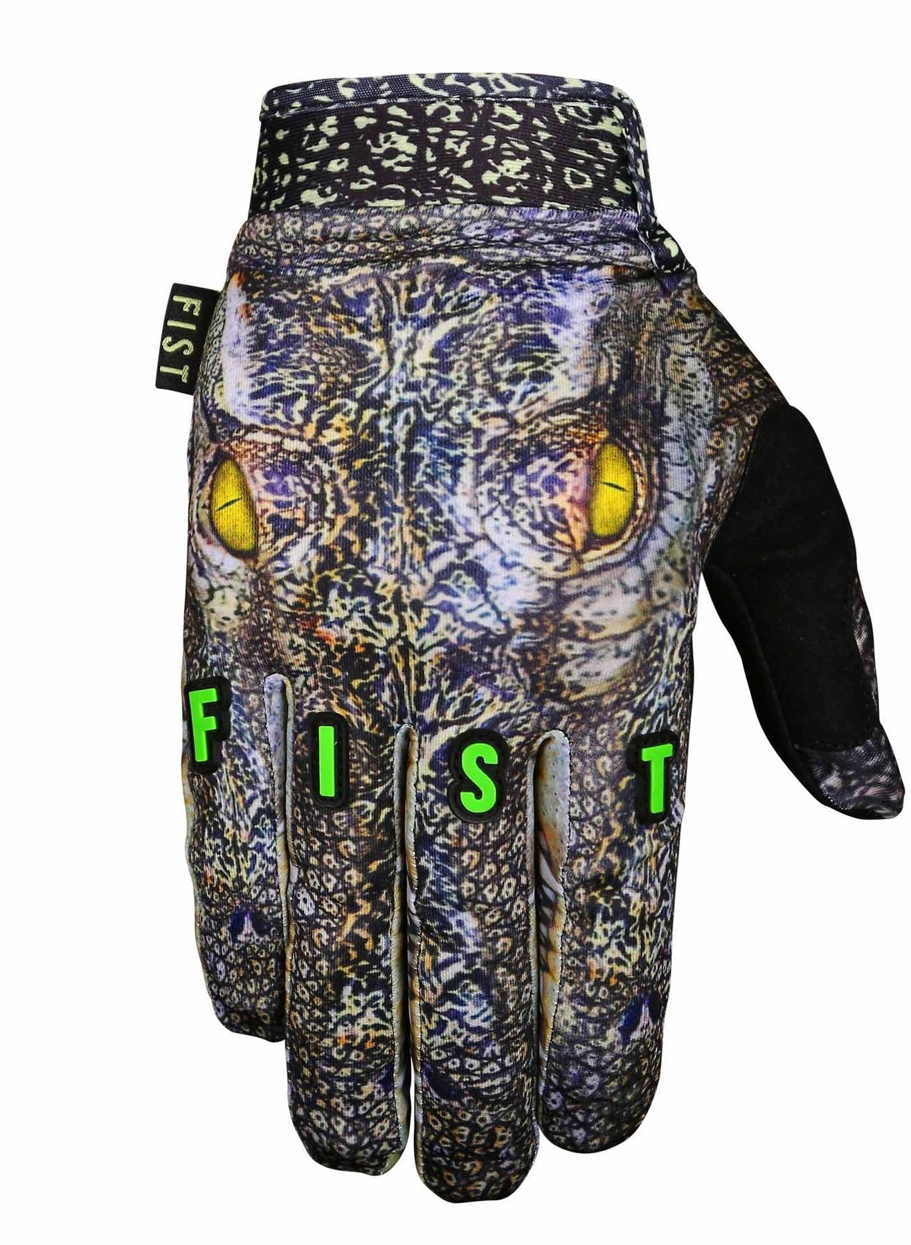 Fist Croc Green Adult Gloves Motocross MTB Quad